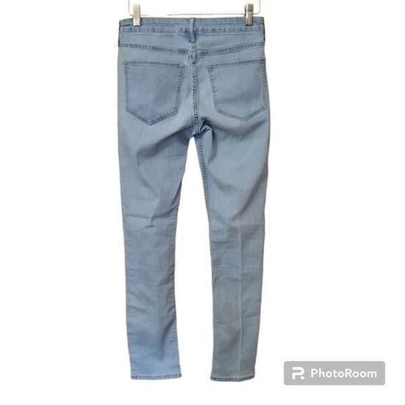 H&M &Denim Light Blue Skinny Ankle Jeggings Jeans Size 26 - Picture 2 of 7